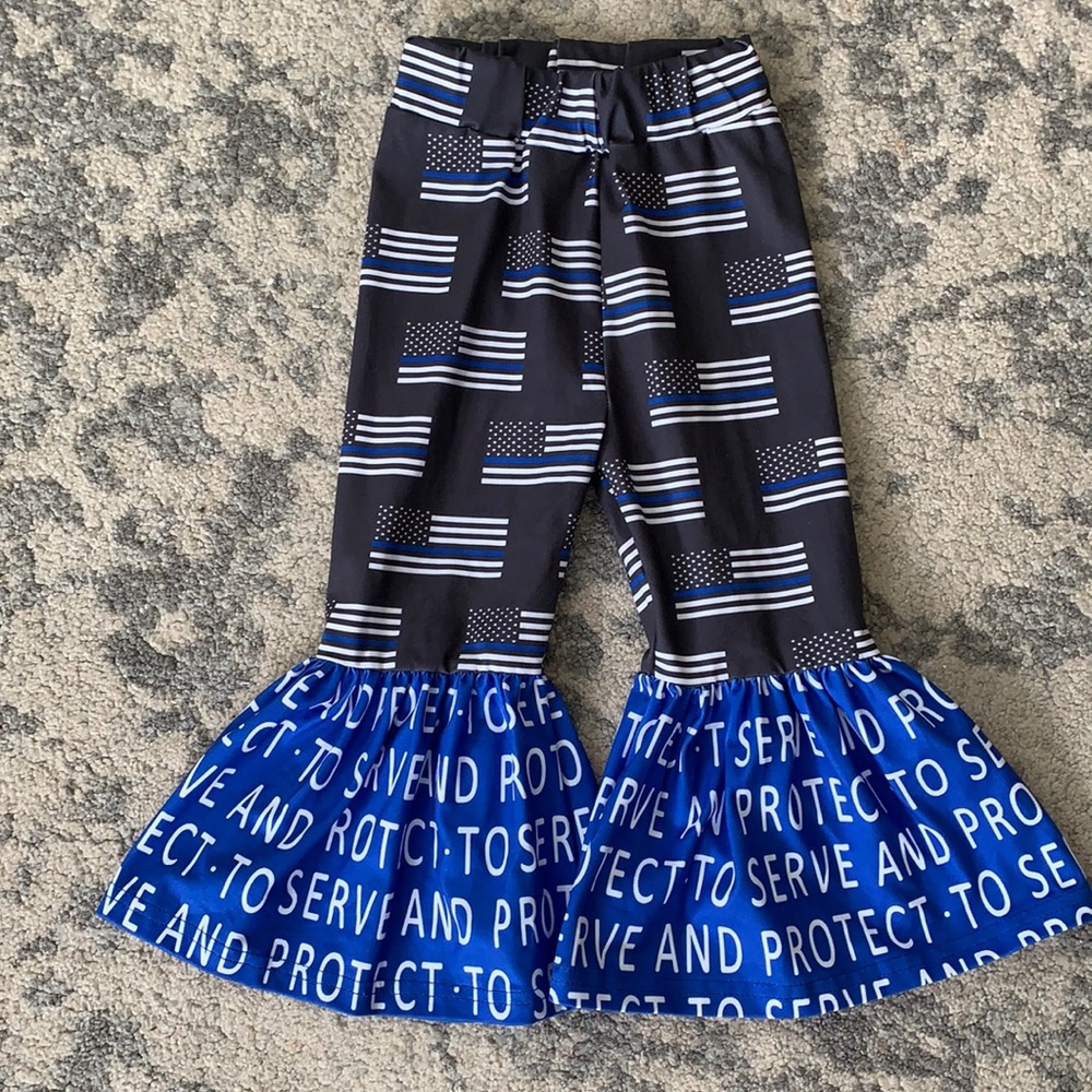 Girls 12-18M LEO Ruffle Pants